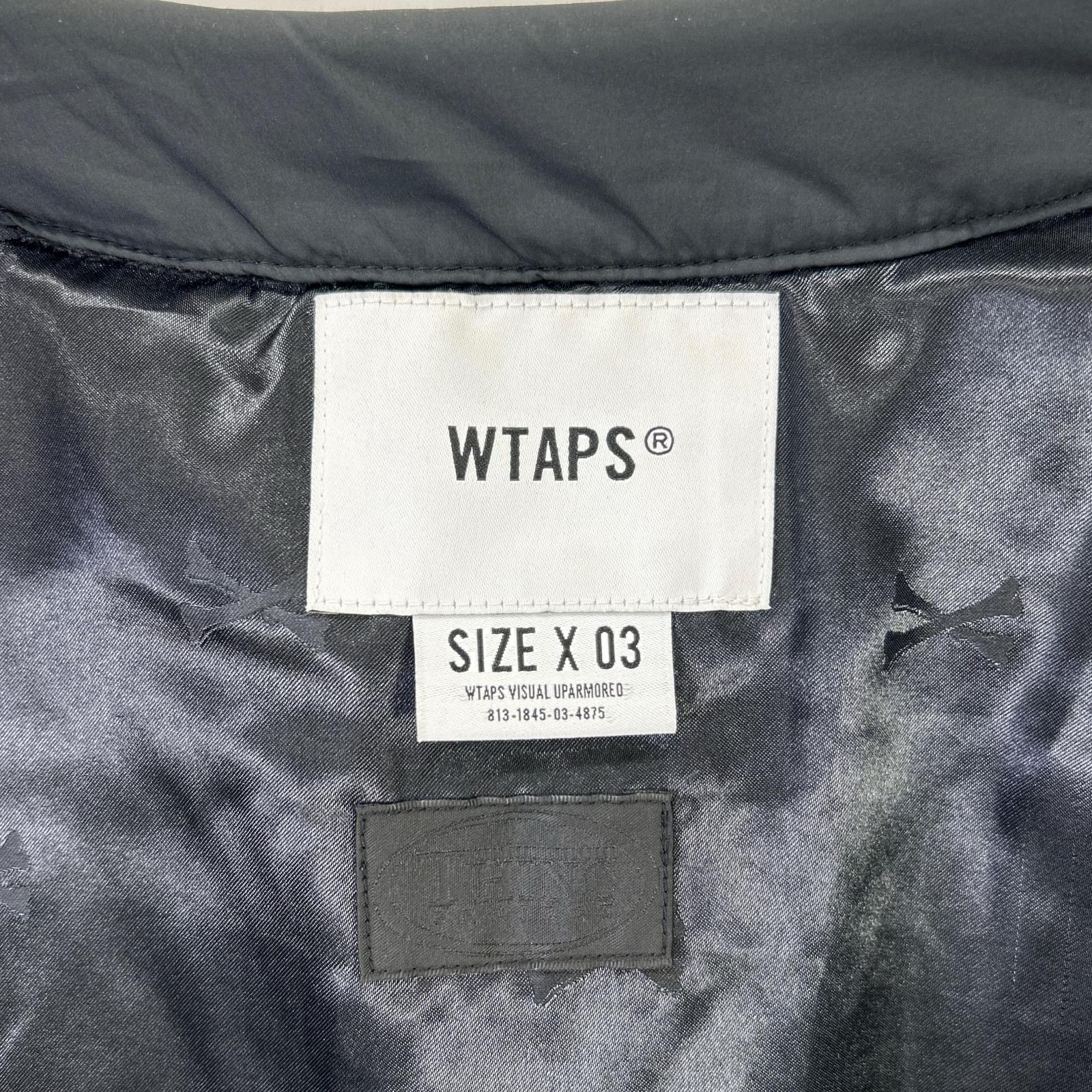 WTAPS ダブルタップス 【xシンクプロジェクト】232TQDT-JKM06C ブラック ナイロン THINC PROJECT Hanten Jacket/ハンテンジャケット ジャケット