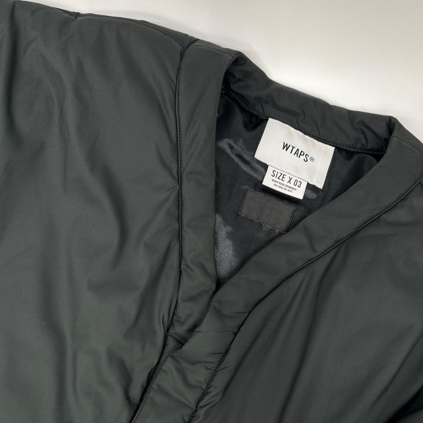 WTAPS ダブルタップス 【xシンクプロジェクト】232TQDT-JKM06C ブラック ナイロン THINC PROJECT Hanten Jacket/ハンテンジャケット ジャケット