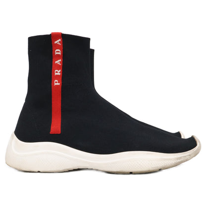 PRADA SPORT プラダスポーツ ニットアッパー ハイカット ソックス シューズ