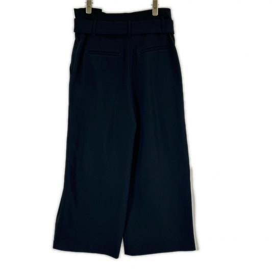 MICHAEL KORS Black Wide-Leg Slacks with Belt Bottoms