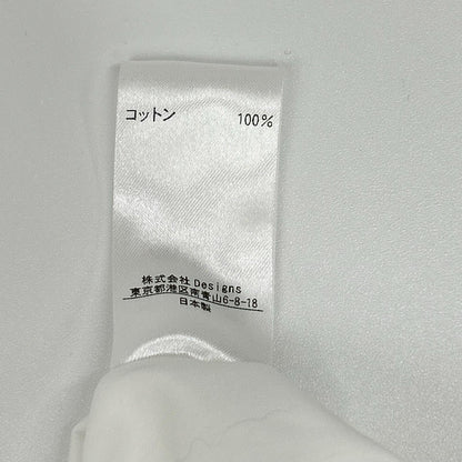 BLAMINK ブラミンク ホワイト ロングスリーブ コットンバンドカラーシャツ トップス