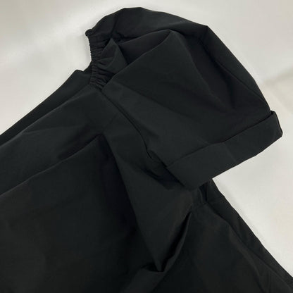 MACHATT マチャット ブラック ショートスリーブ オフショルダー トップス トップス