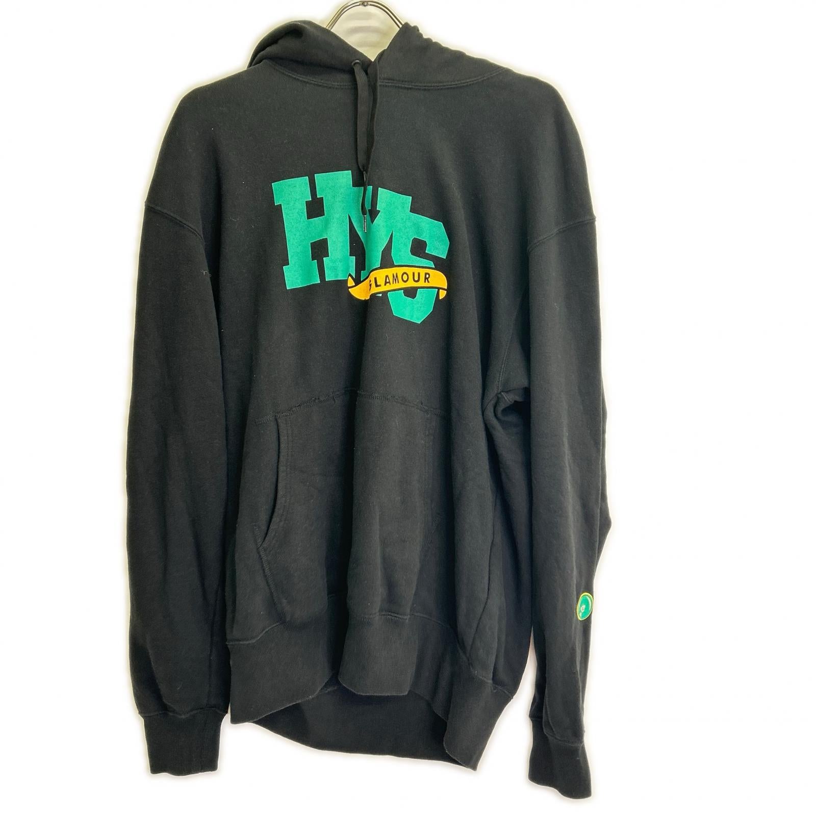 HYSTERIC ヒステリック ブラック HYS NTL オーバーサイズパーカー トップス