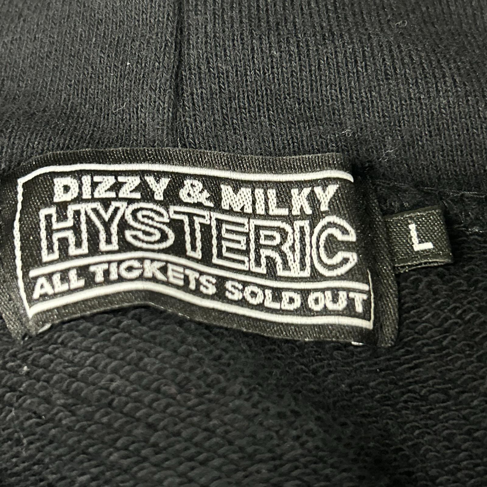 HYSTERIC ヒステリック ブラック HYS NTL オーバーサイズパーカー トップス