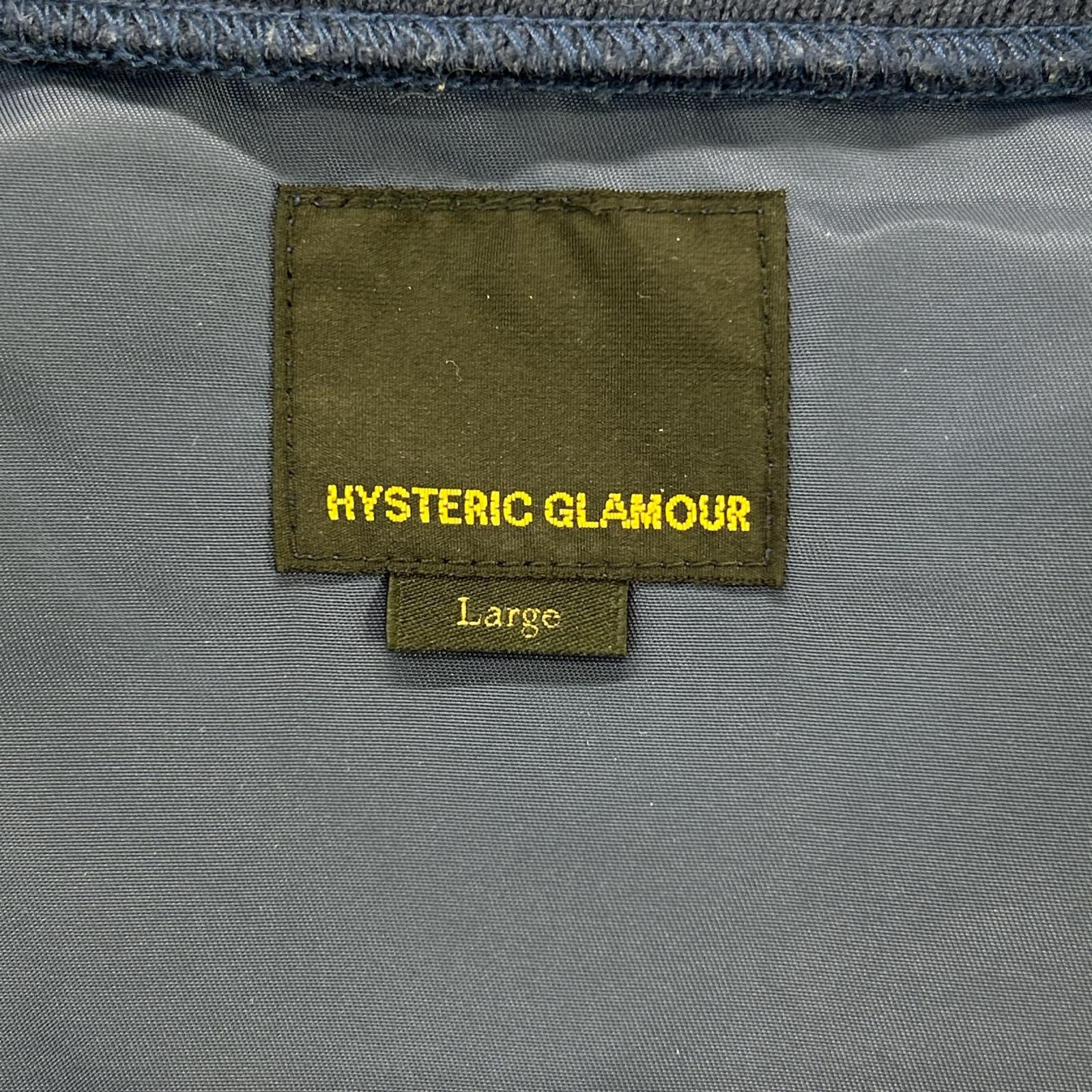 HYSTERIC GLAMOUR Hysteric Glamour 02211AB07 Navy HG Logo L-2B Jacket Jacket