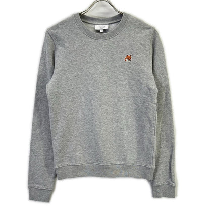 MAISON KITSUNE 灰狐头贴片卫衣 上衣