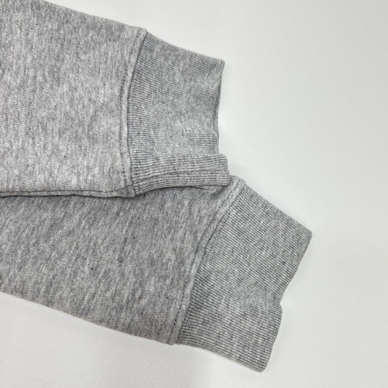 MAISON KITSUNE メゾンキツネ グレー フォックスヘッドパッチスウェット トップス