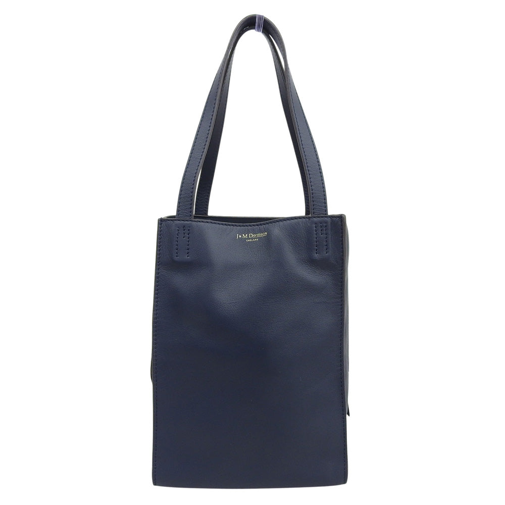 J&M Davidson Belle Mini leather tote bag, excellent condition, women's navy
