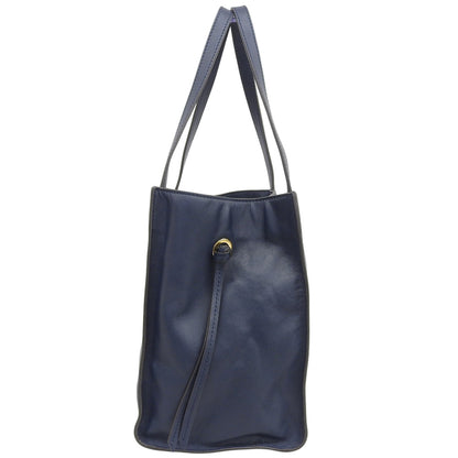 J&M Davidson Belle Mini leather tote bag, excellent condition, women's navy