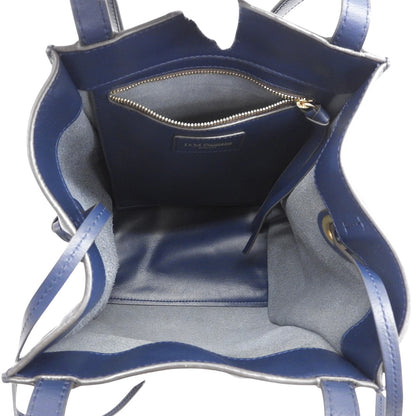 J&M Davidson Belle Mini leather tote bag, excellent condition, women's navy