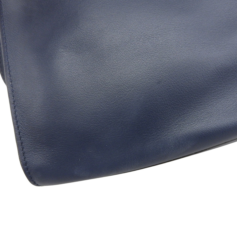 J&M Davidson Belle Mini leather tote bag, excellent condition, women's navy