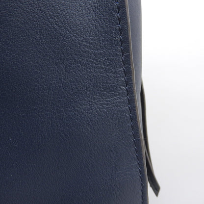 J&M Davidson Belle Mini leather tote bag, excellent condition, women's navy
