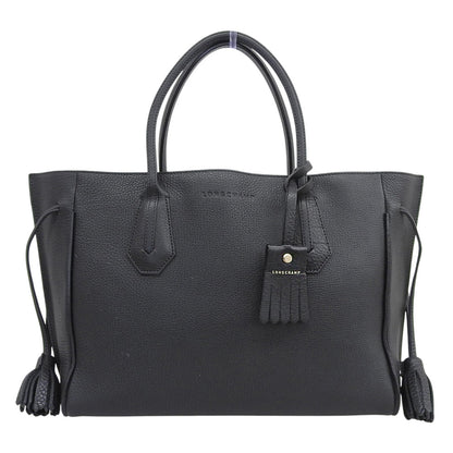 Longchamp ロンシャン ペネロペ レザー トートバッグ レディース ブラック トートバッグ