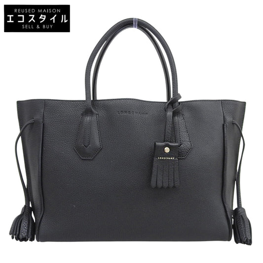 Longchamp ロンシャン ペネロペ レザー トートバッグ レディース ブラック トートバッグ