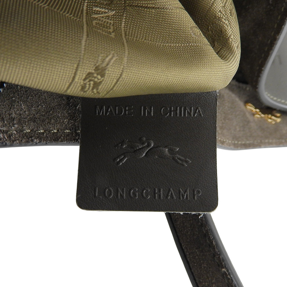 Longchamp ロンシャン ペネロペ レザー×スエード トートバッグ レディース ブラウン トートバッグ