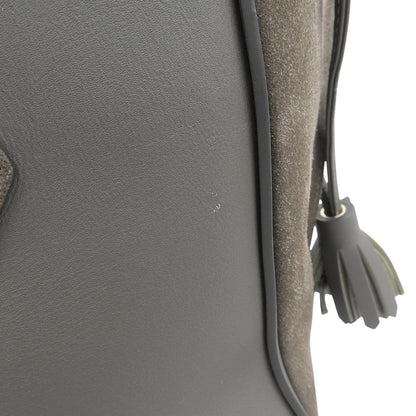 Longchamp ロンシャン ペネロペ レザー×スエード トートバッグ レディース ブラウン トートバッグ