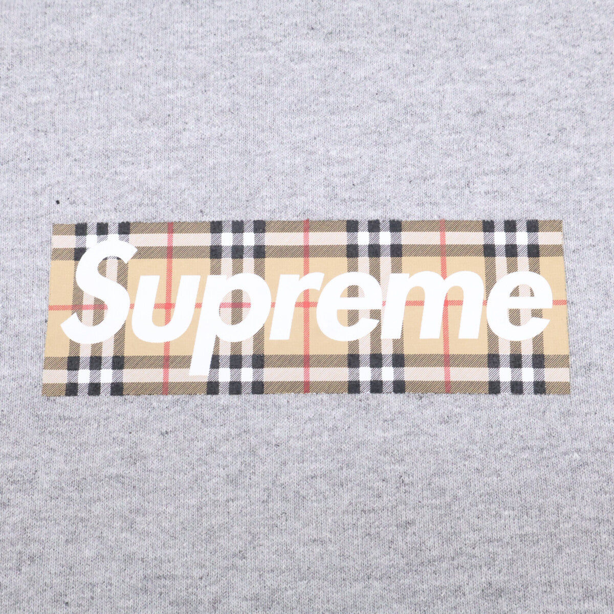 Supreme x Burberry 【新品同款】22SS Box Logo Hooded Sweatshirt 连帽衫 卫衣