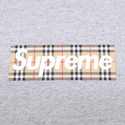 Supreme x Burberry 【新品同款】22SS Box Logo Hooded Sweatshirt 连帽衫 卫衣
