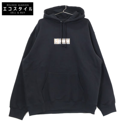 Supreme シュプリーム ｘBurberry バーバリー【新品同様】22SS Box Logo Hooded Sweatshirt ボックスロゴ プルオーバー パーカー トップス