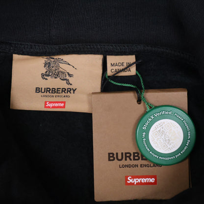 Supreme x Burberry 【新品同款】22SS Box Logo Hooded Sweatshirt 连帽衫 卫衣