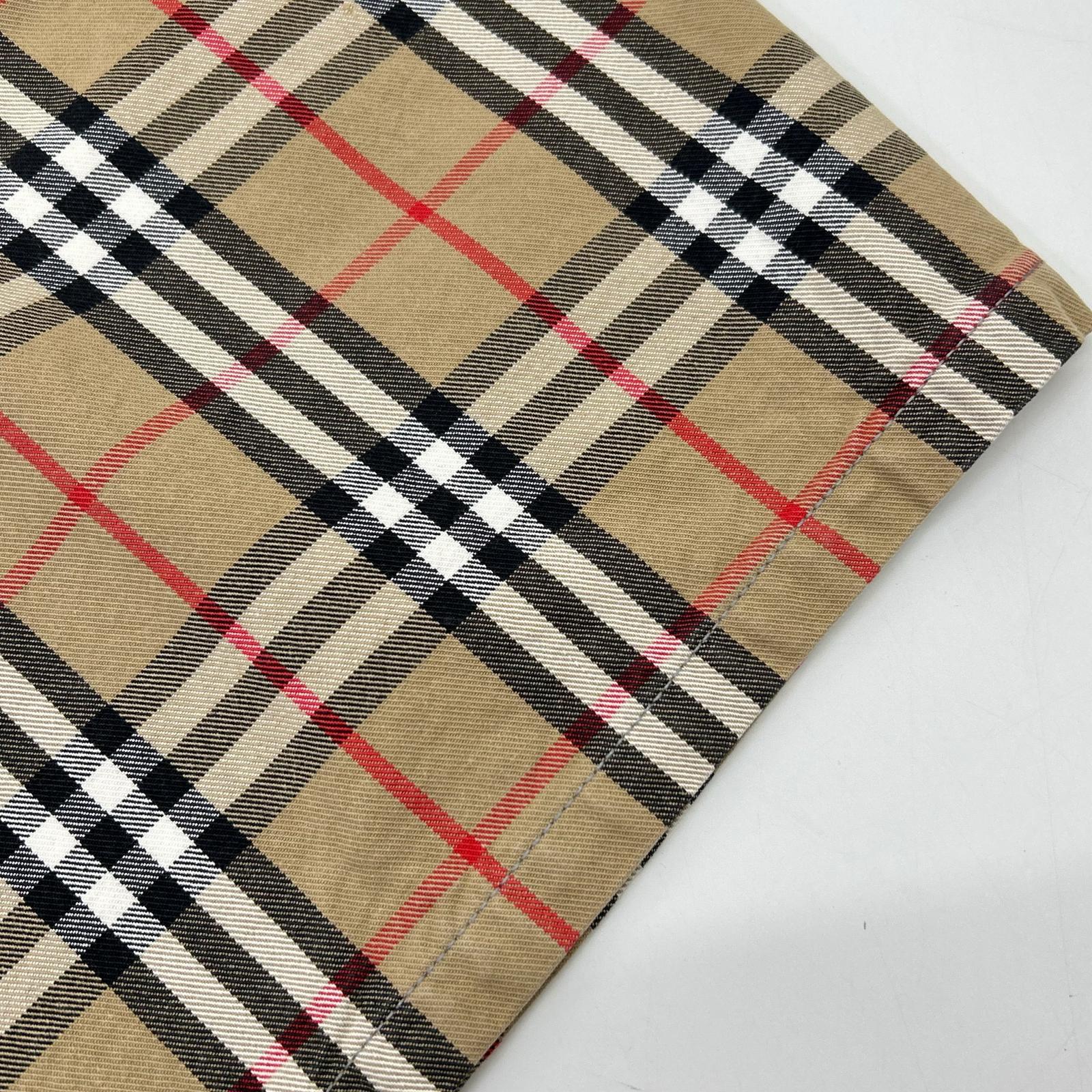Supreme シュプリーム 22SS ブラウン Burberry ノバチェック denim short beige デニムショーツ パンツ ボトムス