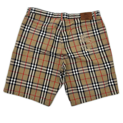 Supreme シュプリーム 22SS ブラウン Burberry ノバチェック denim short beige デニムショーツ パンツ ボトムス
