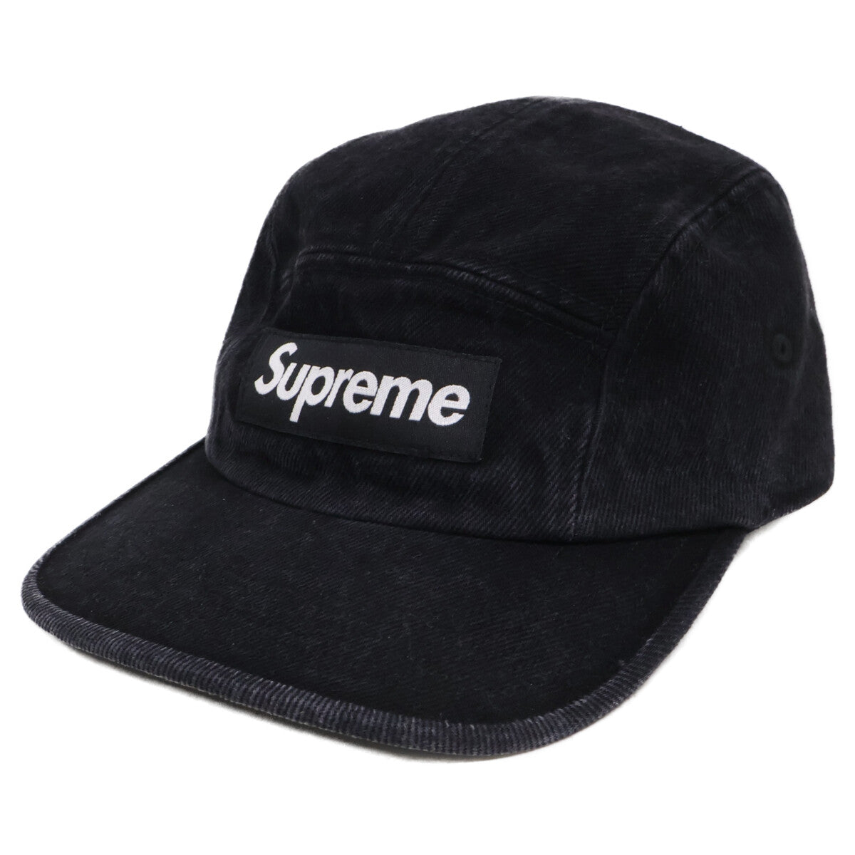 Supreme シュプリーム 【美品/25SS】Denim Camp Cap ボックスロゴ デニムキャンプ キャップ/ 帽子