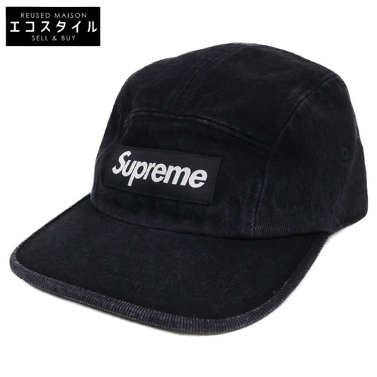 Supreme シュプリーム 【美品/25SS】Denim Camp Cap ボックスロゴ デニムキャンプ キャップ/ 帽子