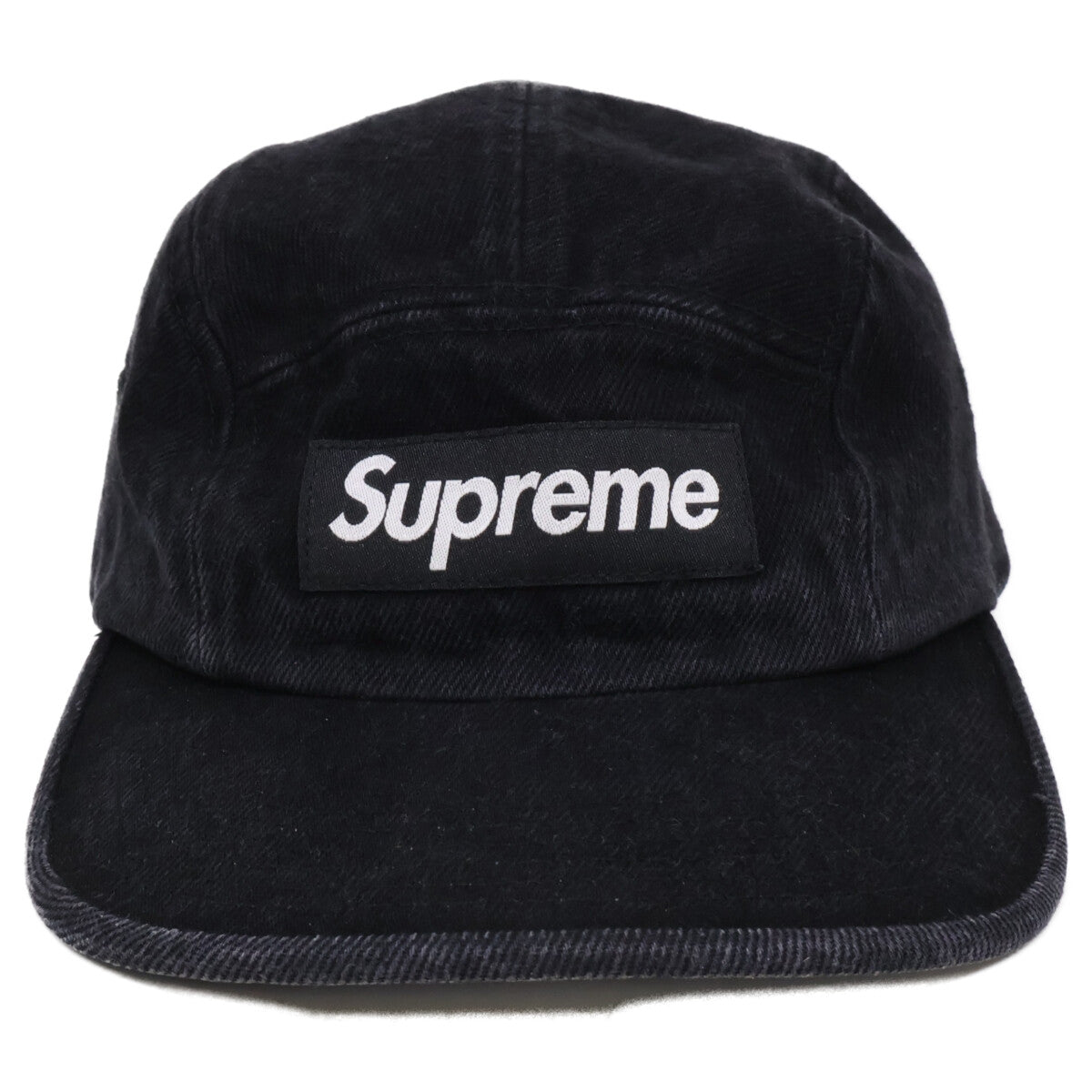 Supreme シュプリーム 【美品/25SS】Denim Camp Cap ボックスロゴ デニムキャンプ キャップ/ 帽子