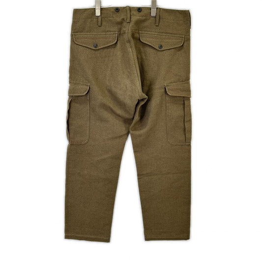 RRL ダブルアールエル カーキ Hudson Twill Cargo Trousers/コットンリネンウール ツイルカーゴパンツ ボトムス