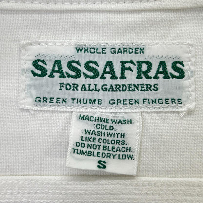 SASSAFRAS SASSAFRAS 白色 GARDENER SHIRT/园丁衬衫 上衣