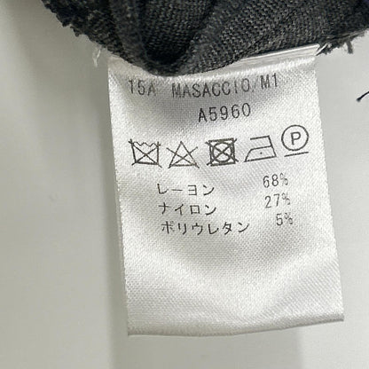 giab's ARCHIVIO ジャブスアルキヴィオ グレー センターシーム ストレッチスラックス ボトムス