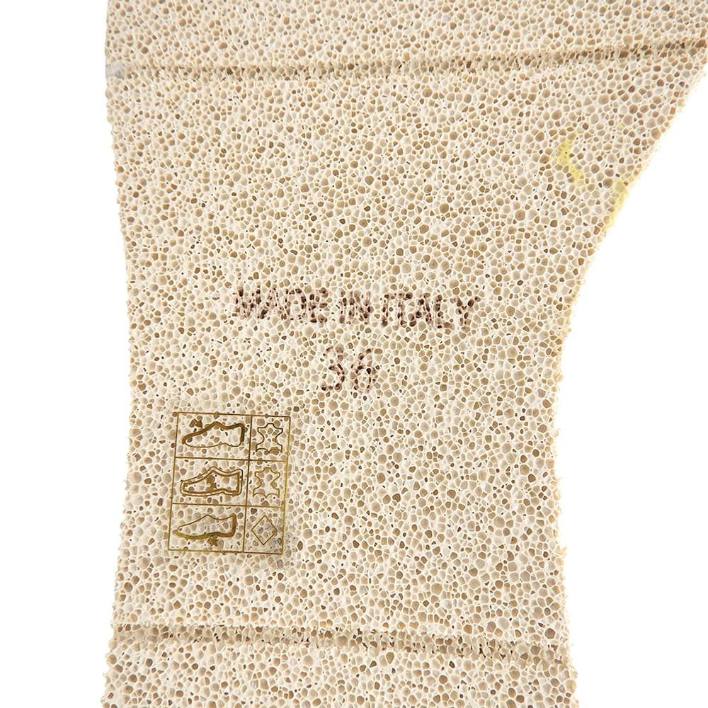 LUCA GROSSI ルカグロッシ 美品 パテッドクロスサンダル レディース ベージュ 36 シューズ シューズ