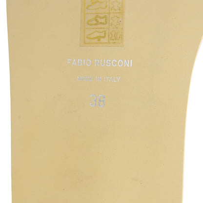 FABIO RUSCONI ファビオルスコーニ 新品同様 パテッドスライドサンダル シューズ レディース パープル 38 シューズ