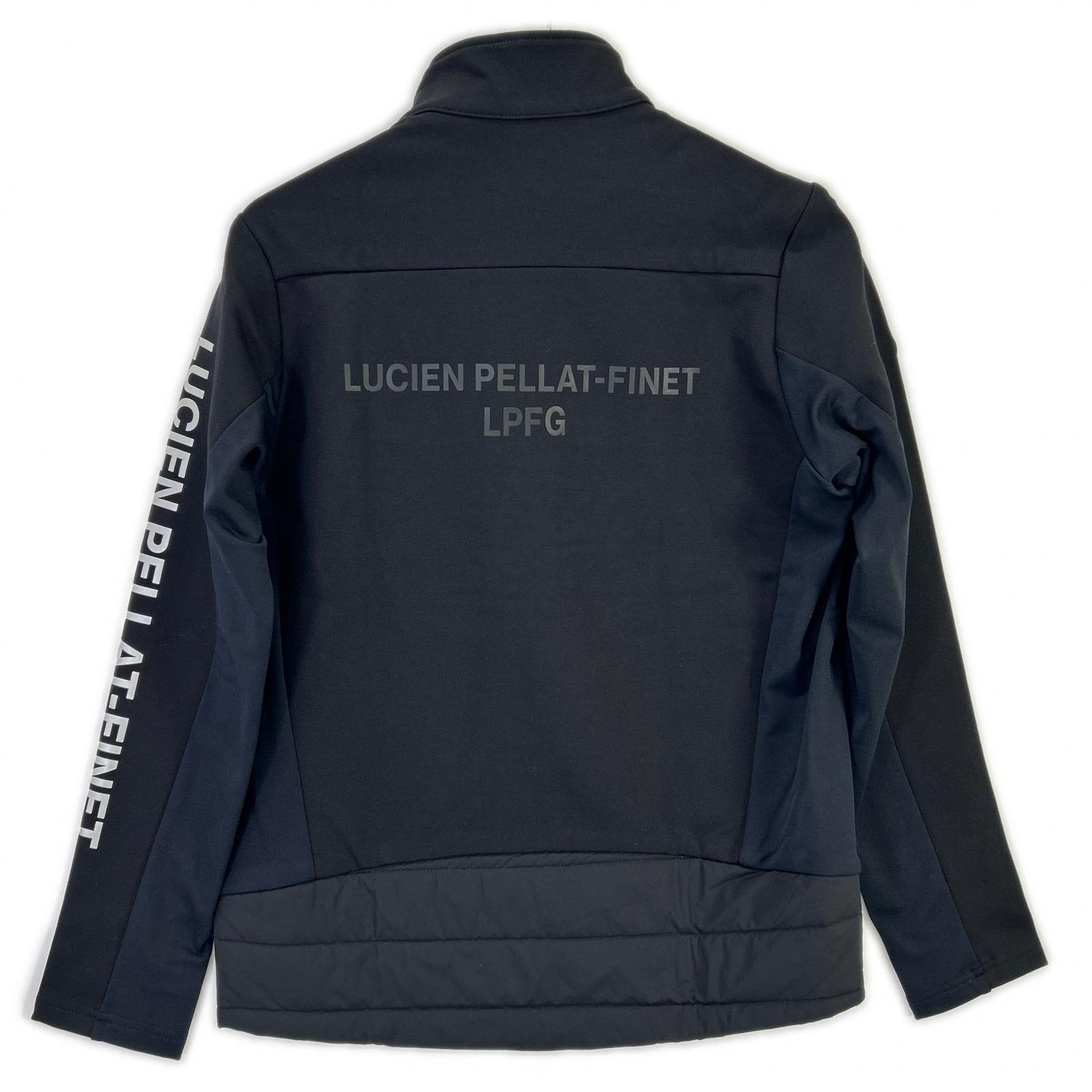 lucien pellat-finet ルシアンペラフィネ LPFG0-031F ブラック キルティング切り替え ジップアップジャケット ジャケット