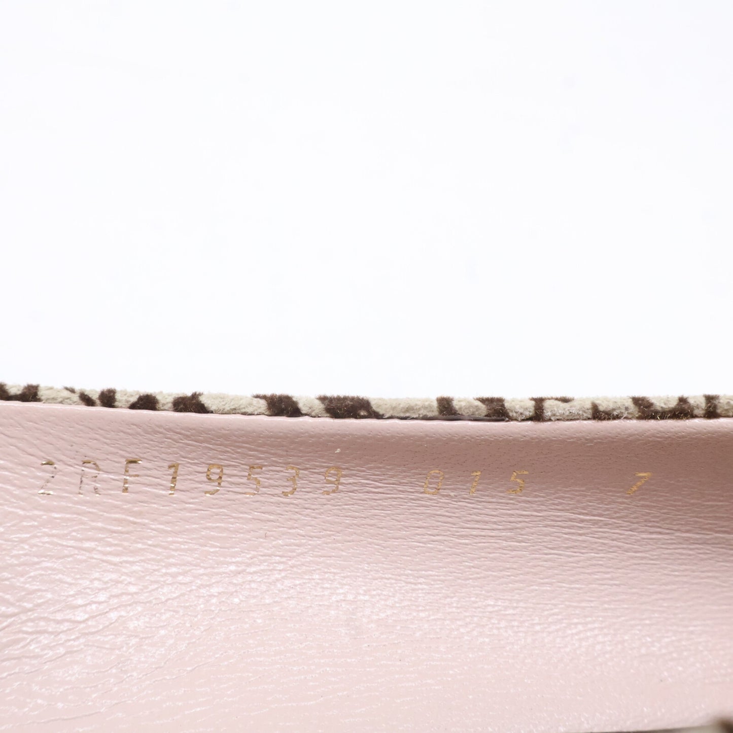 Salvatore Ferragamo Leopard Print Vara Metal Plate Patent Toe Flat Pumps Shoes