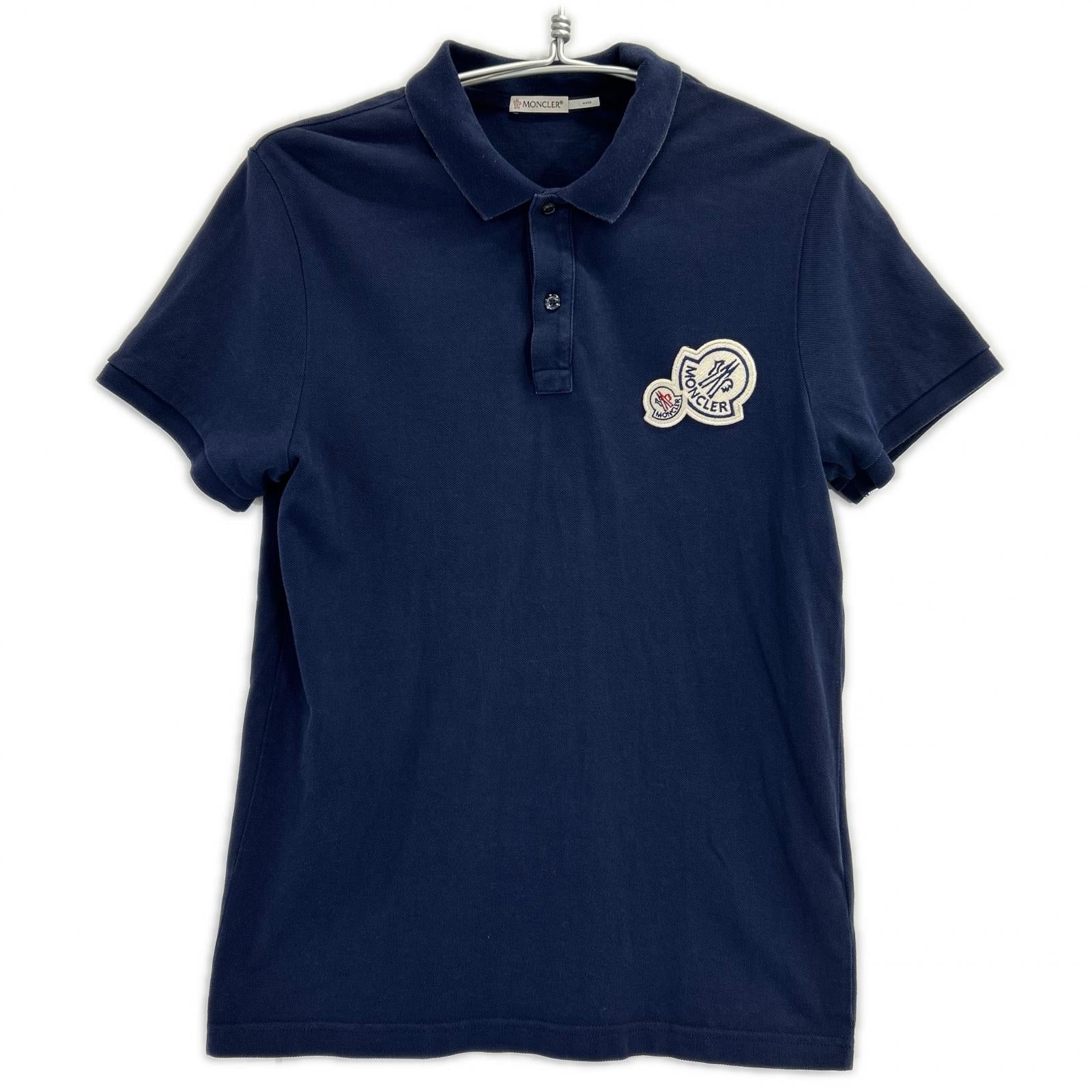 MONCLER モンクレール 17年製 ネイビー MAGLIA POLO MANICA CORTA ポロシャツ トップス