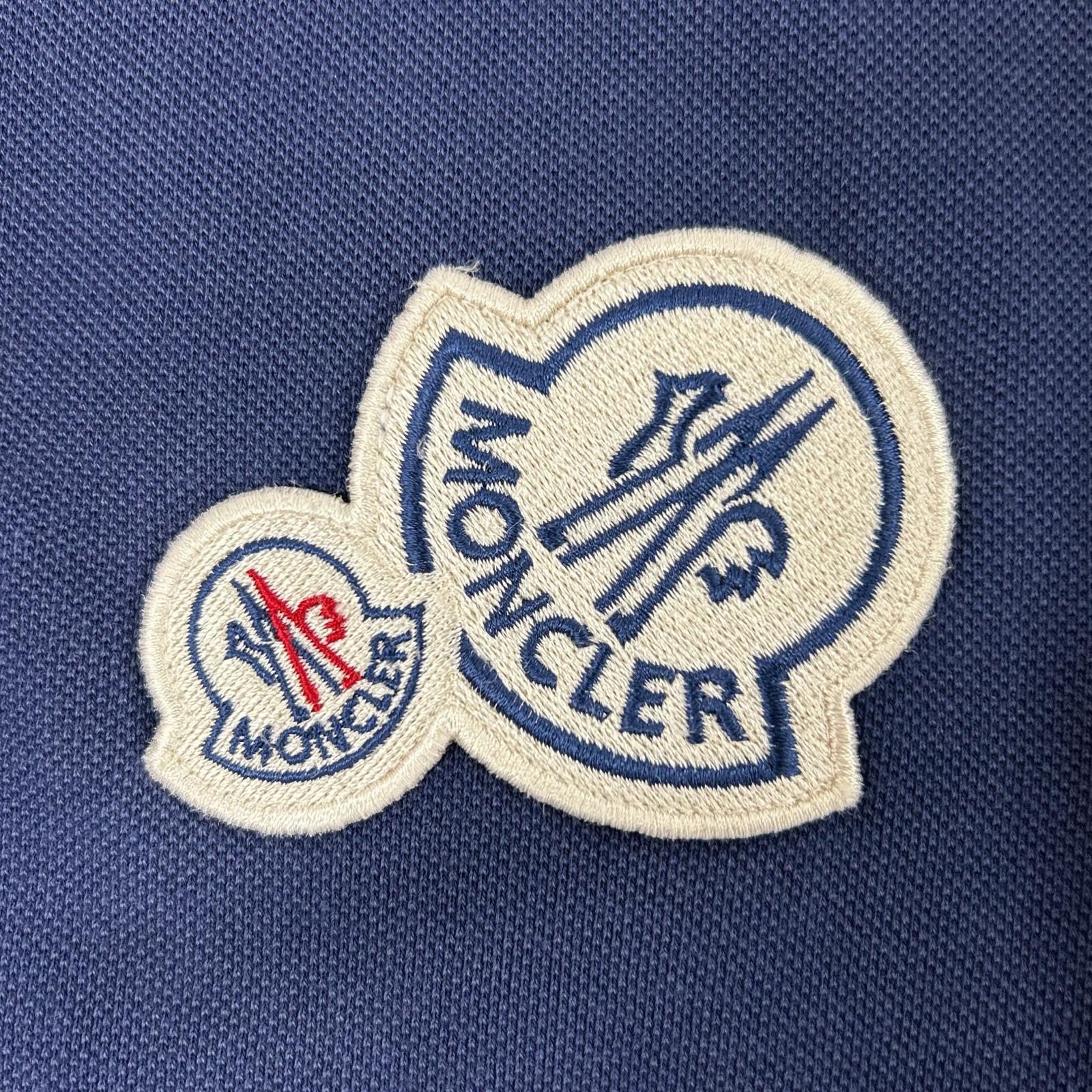 MONCLER モンクレール 17年製 ネイビー MAGLIA POLO MANICA CORTA ポロシャツ トップス