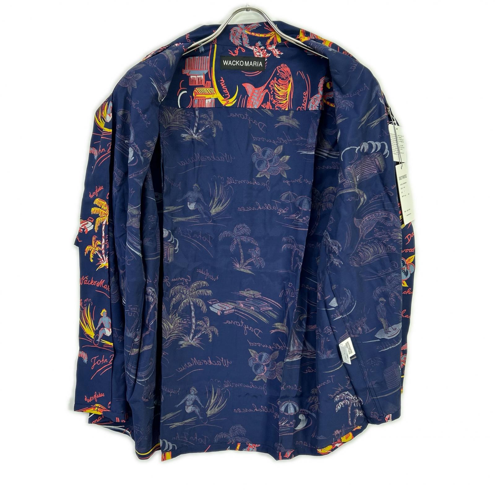 WACKO MARIA ワコマリア 25SS 25SS-WMS-HI02 ネイビー HAWAIIAN SHIRT S/S TYPE-2/ショートスリーブシャツ トップス