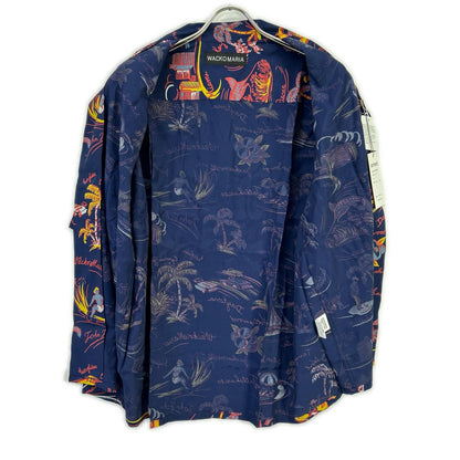 WACKO MARIA ワコマリア 25SS 25SS-WMS-HI02 ネイビー HAWAIIAN SHIRT S/S TYPE-2/ショートスリーブシャツ トップス