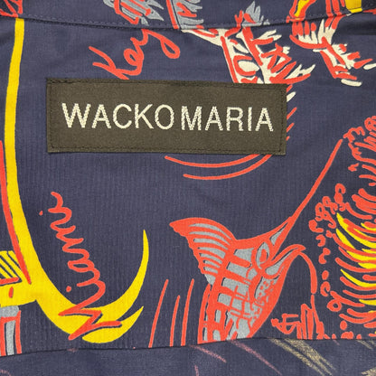 WACKO MARIA ワコマリア 25SS 25SS-WMS-HI02 ネイビー HAWAIIAN SHIRT S/S TYPE-2/ショートスリーブシャツ トップス