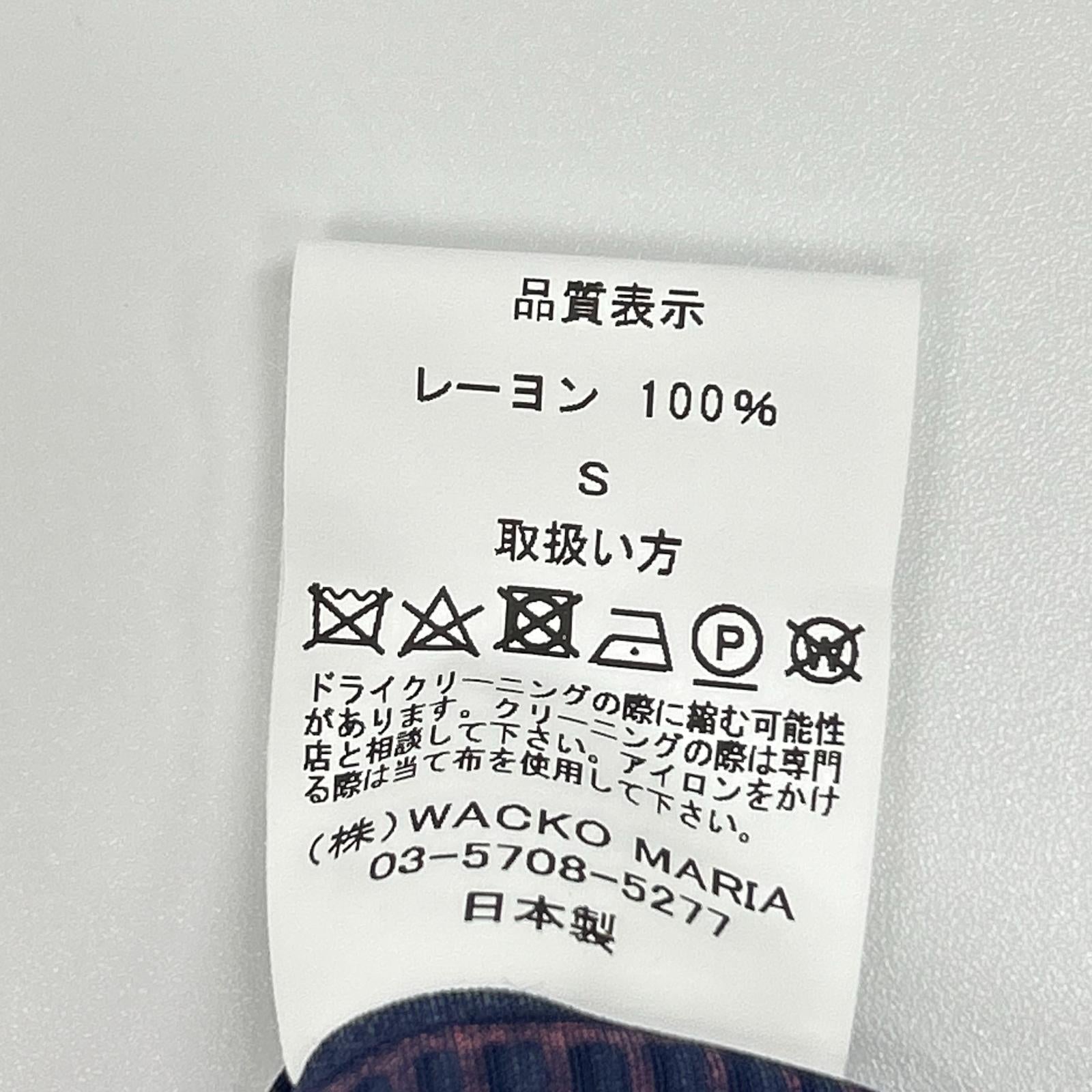 WACKO MARIA ワコマリア 25SS 25SS-WMS-HI02 ネイビー HAWAIIAN SHIRT S/S TYPE-2/ショートスリーブシャツ トップス