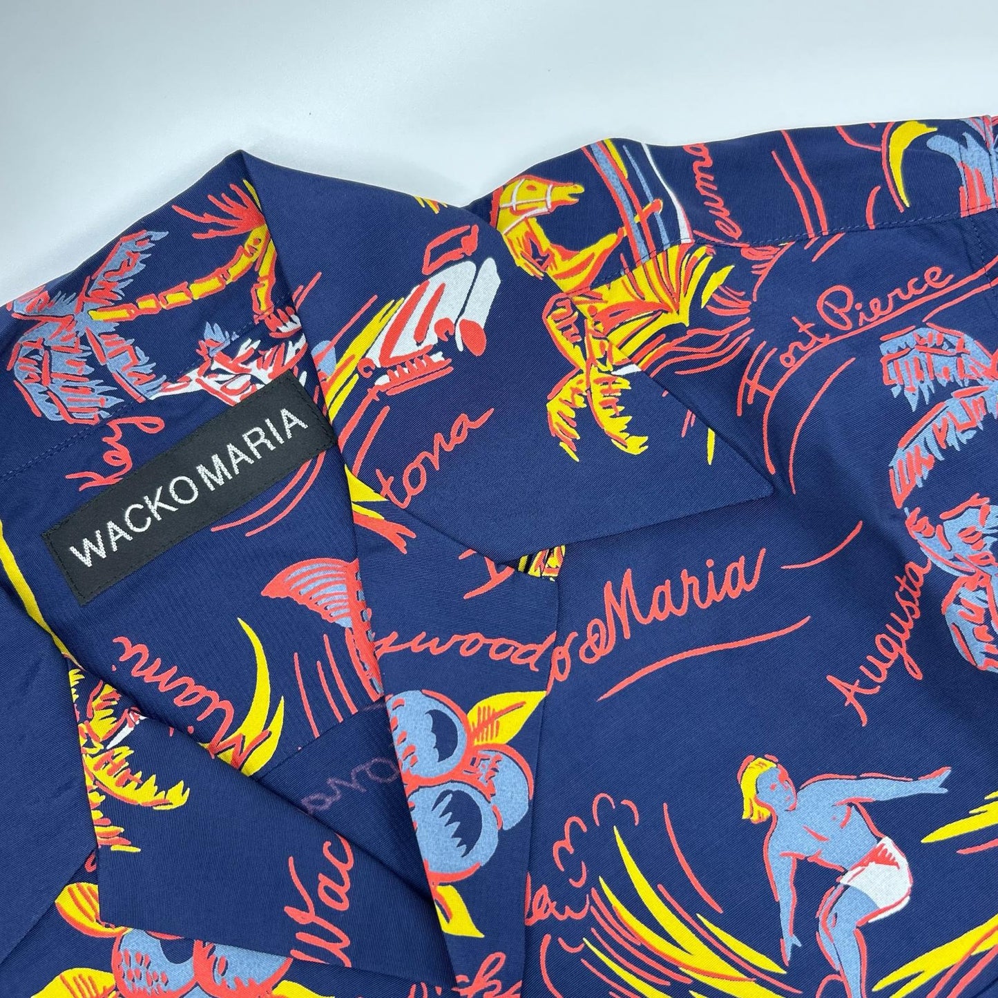 WACKO MARIA ワコマリア 25SS 25SS-WMS-HI02 ネイビー HAWAIIAN SHIRT S/S TYPE-2/ショートスリーブシャツ トップス
