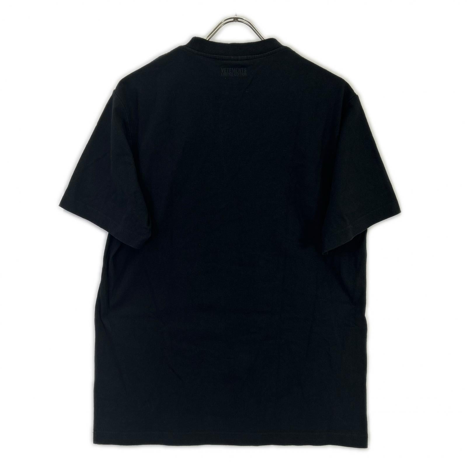 VETEMENTS 维特萌 黑色 彩色徽标印花 短袖T恤 上衣