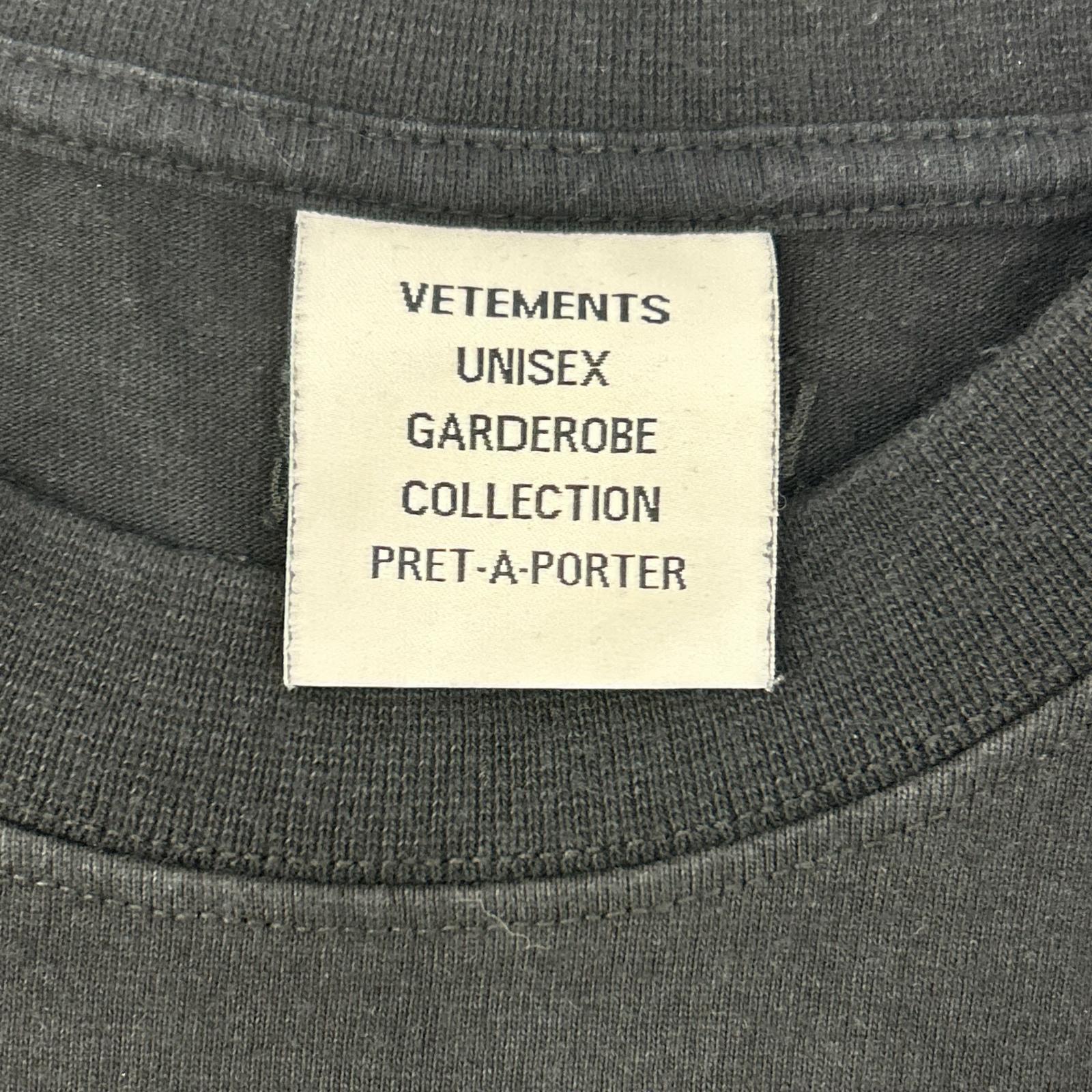 VETEMENTS 维特萌 黑色 彩色徽标印花 短袖T恤 上衣