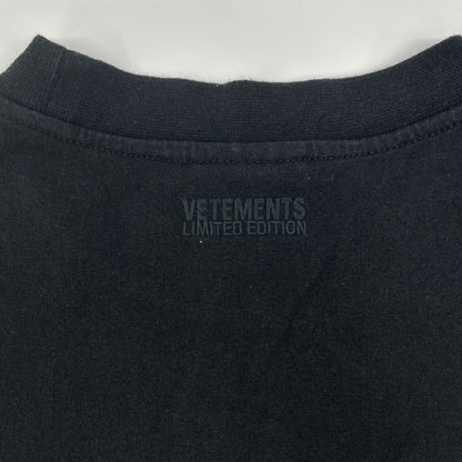 VETEMENTS 维特萌 黑色 彩色徽标印花 短袖T恤 上衣