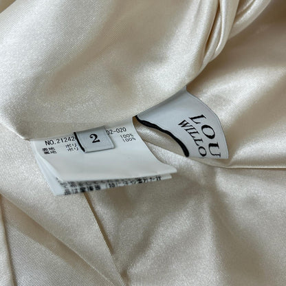 Loulou Willoughby ルルウィルビー 24AW ホワイト フラワーパピヨンスカート スカート
