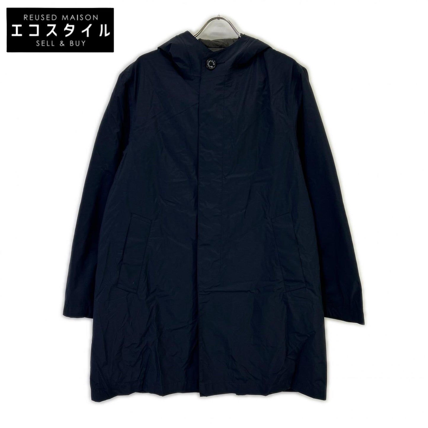 MACKINTOSH LONDON 马金托什伦敦 G1C09-006 海军蓝 DUNFORD HOOD Pertex Shield Air 连帽外套 大衣
