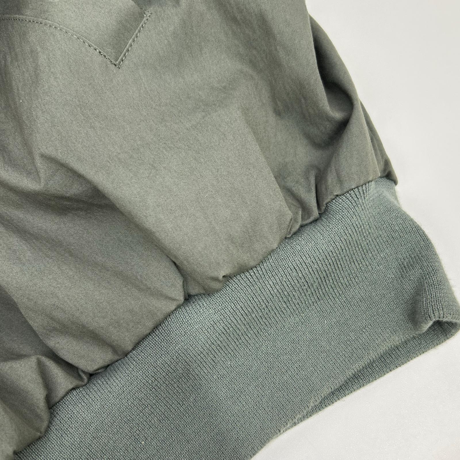 LAD MUSICIAN ラッドミュージシャン 2123-356 カーキ NY OXFORD MA-1 コットン ジップアップブルゾン ジャケット