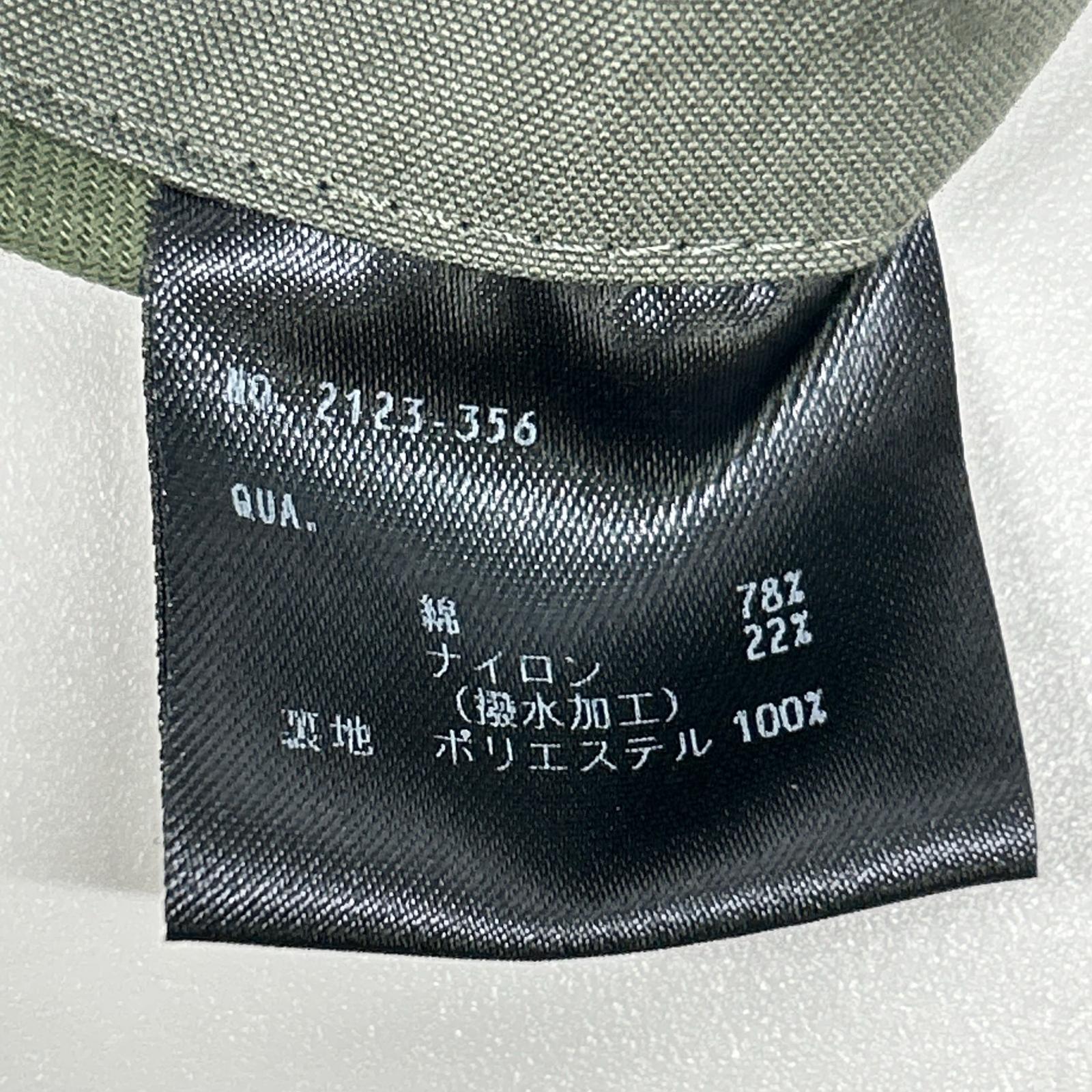 LAD MUSICIAN ラッドミュージシャン 2123-356 カーキ NY OXFORD MA-1 コットン ジップアップブルゾン ジャケット